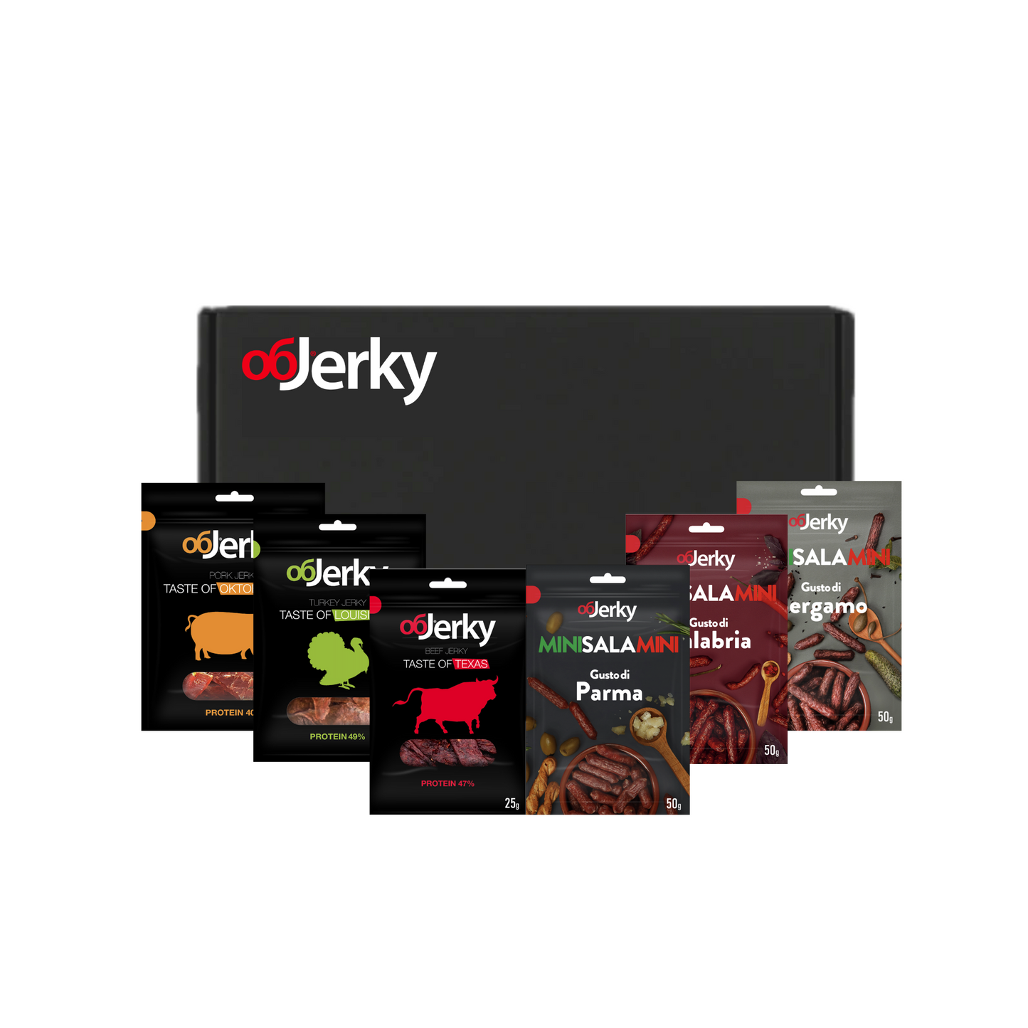 ObJerky x MINISALAMINI Snack Set – Premium Meat Selection