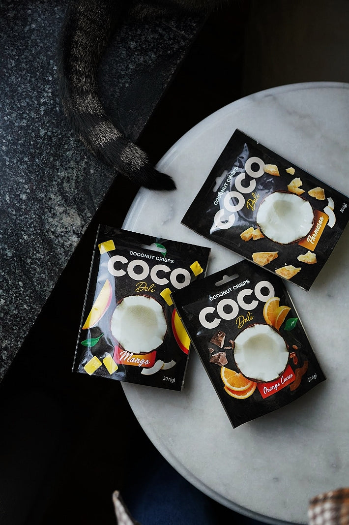 Coconut Crisps Coco Deli With Mango, 30 gr.