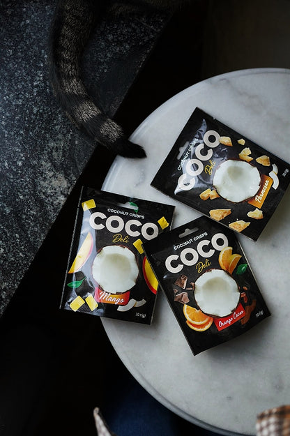 Coconut Crisps Coco Deli With Mango, 30 gr.