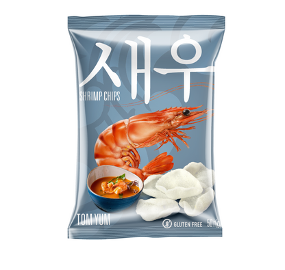 Shrips Prawn Crackers with Tom Yum flavour, 50 gr.