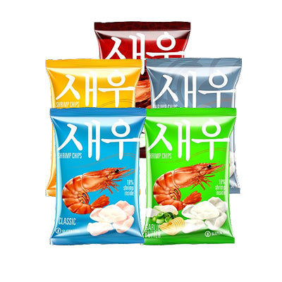 Shrips Prawn Crackers Set – 5 various flavours
