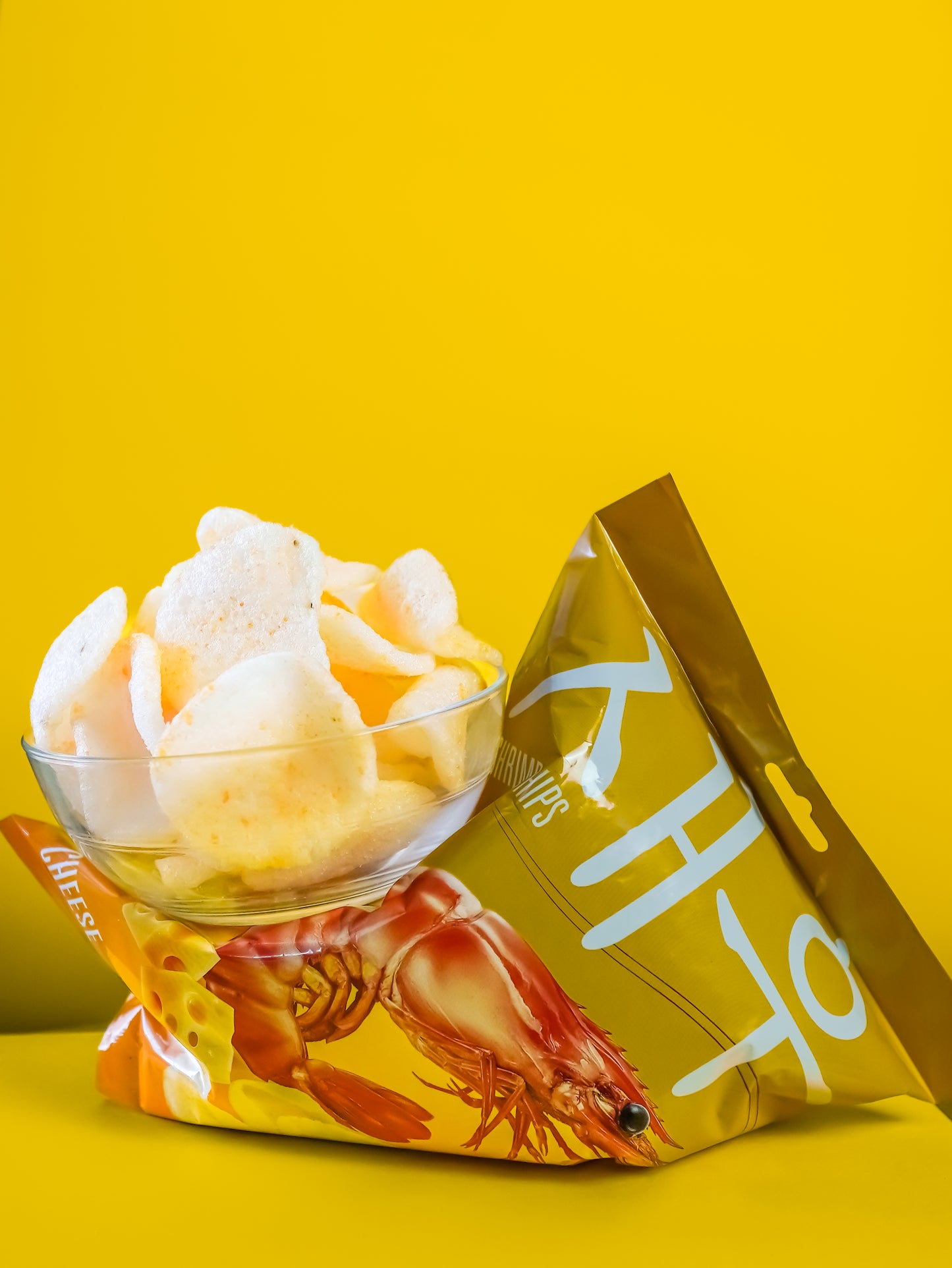 Shrips Prawn Crackers with cheese flavour, 50 gr.