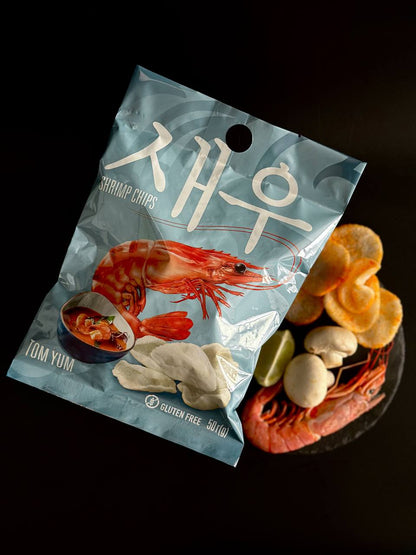 Shrips Prawn Crackers with Tom Yum flavour, 50 gr.
